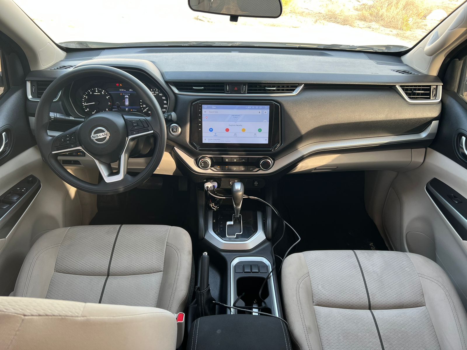 Nissan Xterra 2023 Interior beige seats and black interior