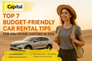 Affordable car rental tips for Abu Dhabi visitors in 2025 – Capital Cars Rental budget guide image